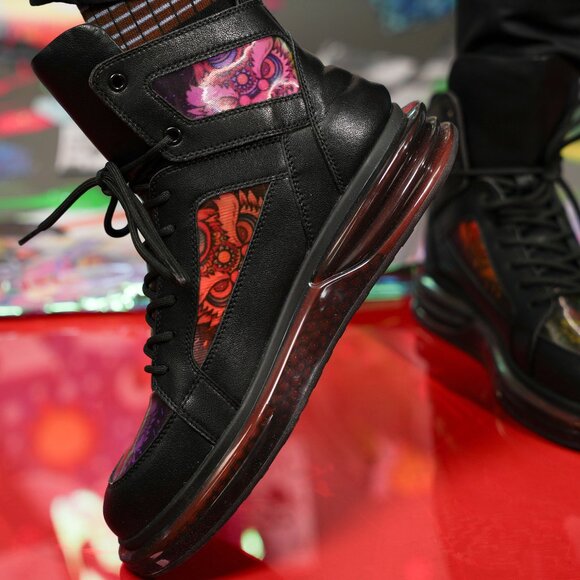 Unique Harajuku Street-Style Men's Fashion Sneakers, Size 10.5 - Picture 1 of 11